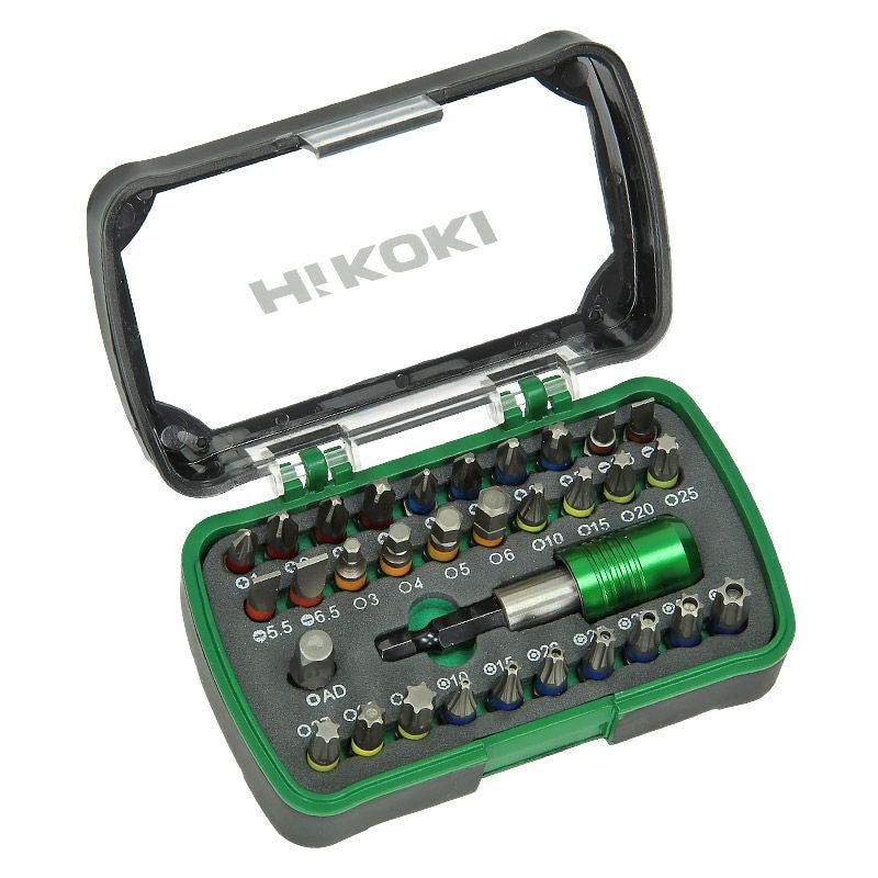 Coffret de 32 Embouts de vissage HIKOKI 750363 + p-embout magn.- 1/4"