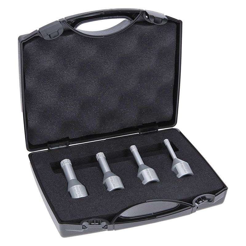 Coffret de 4 scies trépans BOSCH PRO 2607017579 diamantées à sec Dry Speed