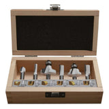 Coffret de 6 fraises MAKITA D-53540 pour défonceuse (queue 8mm)