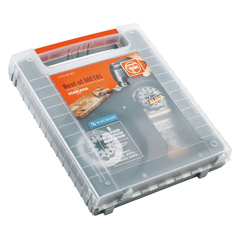 Coffret de 6 lames FEIN Best of Starlock métal