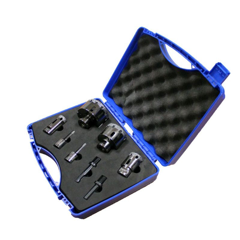 Coffret de 6 Trépans diamantés LEMAN M14 GRES CERAME Ø6/8/28/35/50/68