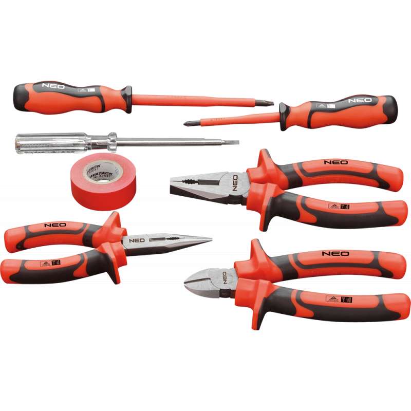 Coffret de 7 outils isolés 1000 V NEO TOOLS 01-305