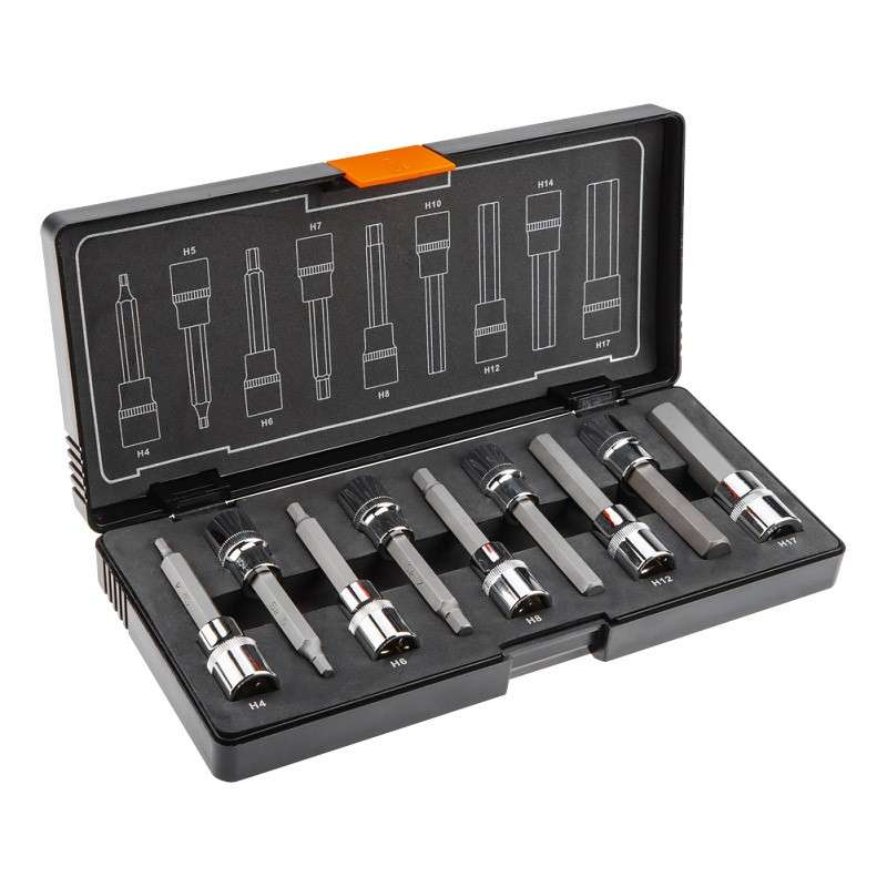 Coffret de 9 Douilles 1/2  sur rallonge NEO TOOLS 08-706