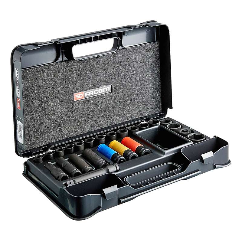 Coffret de douilles à chocs 1/2" FACOM NS.550BPB