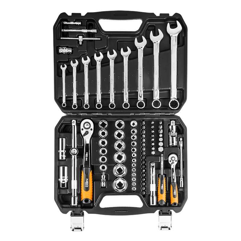 Coffret de douilles et clés mixte 82 piéces NEO TOOLS 08-672