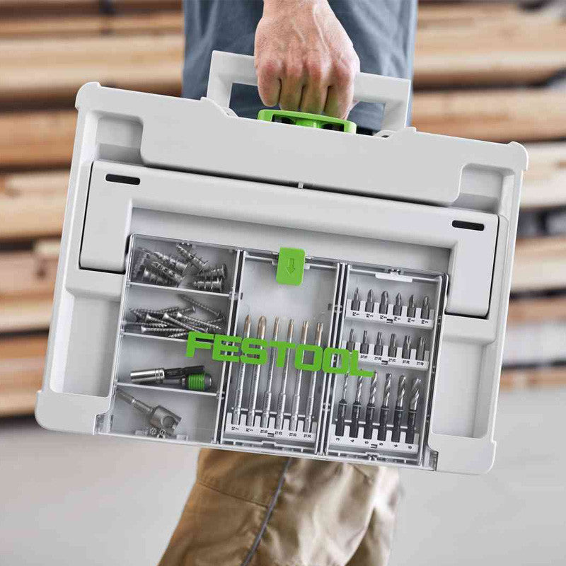 Coffret de forets hélicoïdaux FESTOOL 577395 BKS SYS3 D3-8 K CE/W