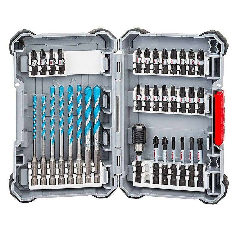 Coffret de vissage 35 pièces multi-construction BOSCH 2608577147