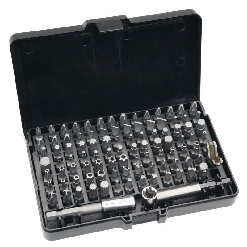 Coffret Embouts de Vissage + 2 Porte-Embouts Magnétiques 1/4 NEO TOOLS 06-104 - 99 Pièces