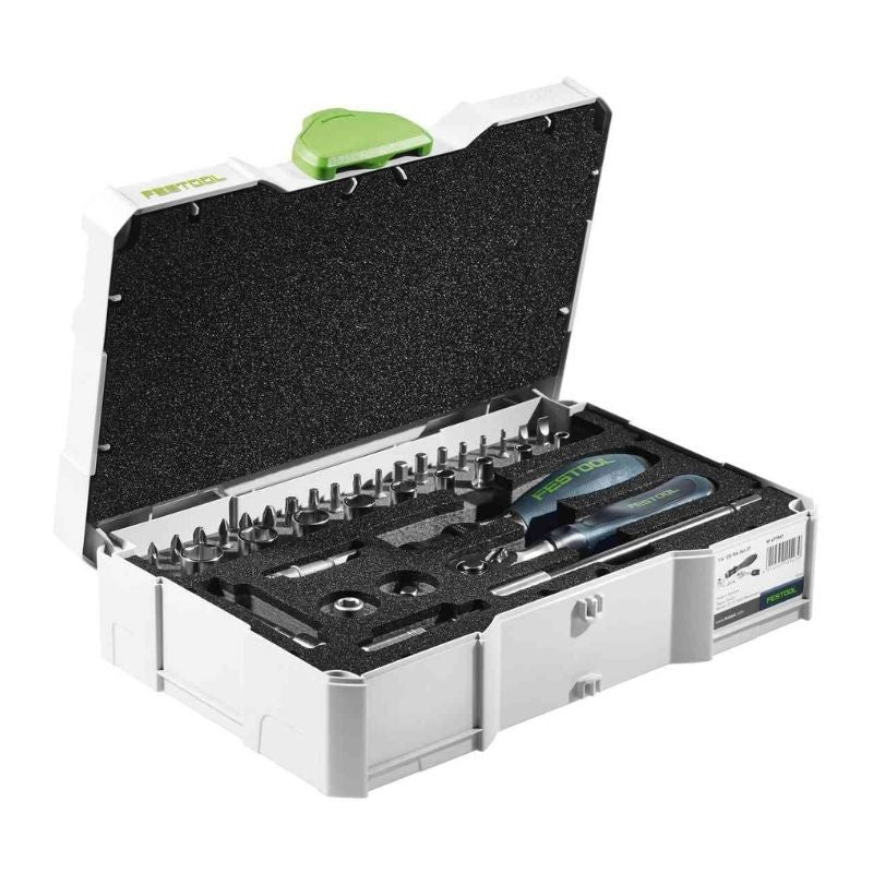 Coffret FESTOOL 497881 Systainer clés à cliquet 1/4" 37 pièces