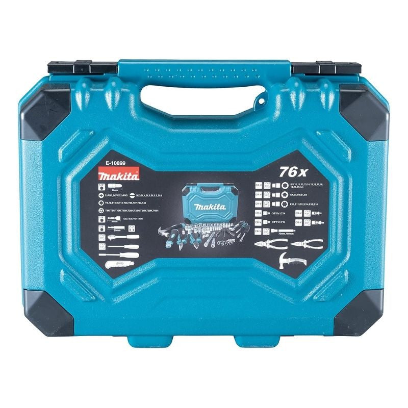 Coffret jeu d'outils 76 pièces MAKITA E-10899 pour toutes les petites réparations