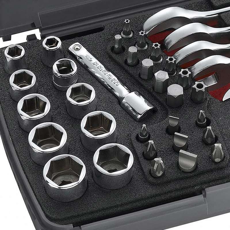 Coffret multi-serrage à cliquet compact FACOM 467BS.BOXPB 40 pièces