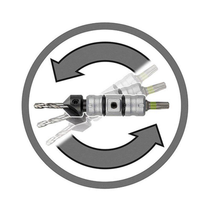 Coffret pour percer-fraiser & visser tout-en-un WOLFCRAFT 3086000 16 pièces