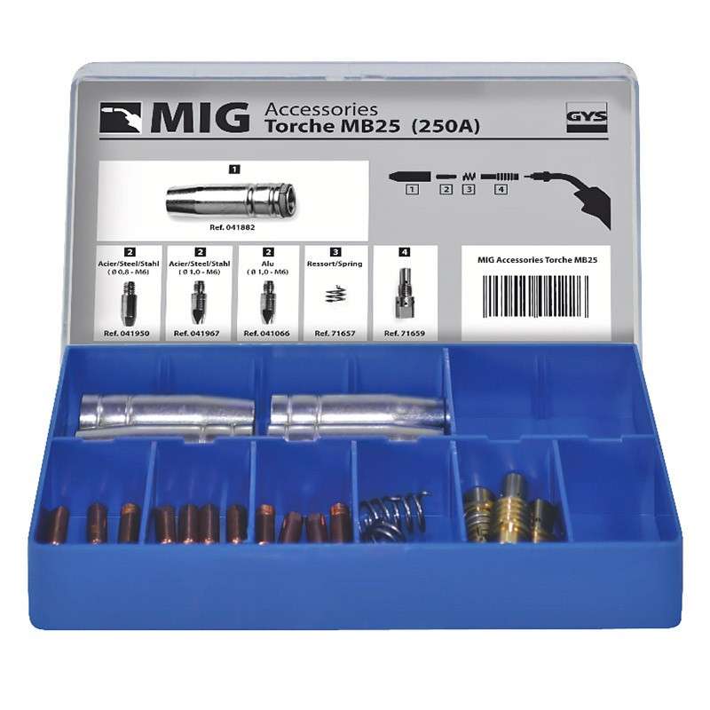 Coffret pour Torche MIG 250 A (MB25) GYS 041233