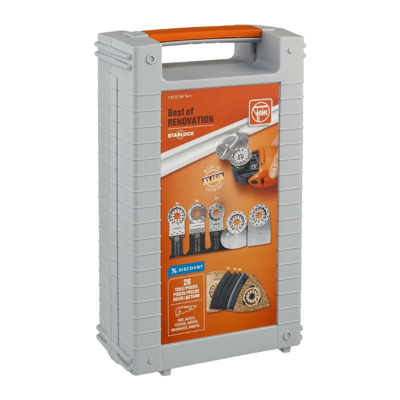 Coffret professionnel 26 pièces Best-of STARLOCK FEIN 35222967060 pour la rénovation