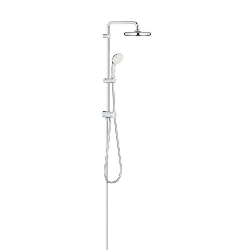 Colonne de douche inverseur manuel TEMPESTA SYSTEM 210 GROHE 26381001 - Ø21 cm + flexible 125cm + douchette 1 jet - chromé