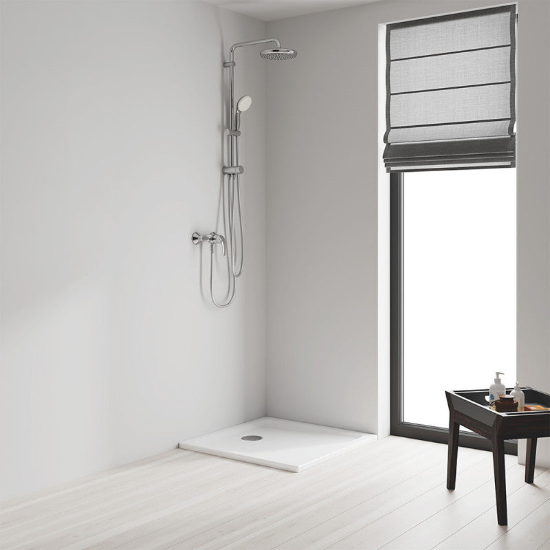 Colonne de douche inverseur manuel TEMPESTA SYSTEM 210 GROHE 26381001 - Ø21 cm + flexible 125cm + douchette 1 jet - chromé