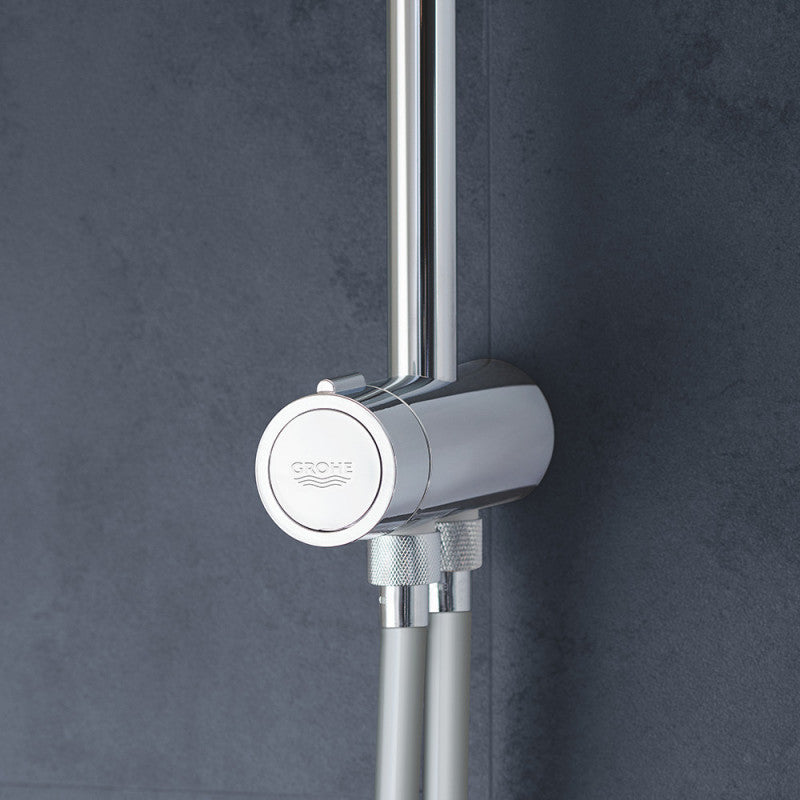 Colonne de douche inverseur manuel TEMPESTA SYSTEM 210 GROHE 26381001 - Ø21 cm + flexible 125cm + douchette 1 jet - chromé