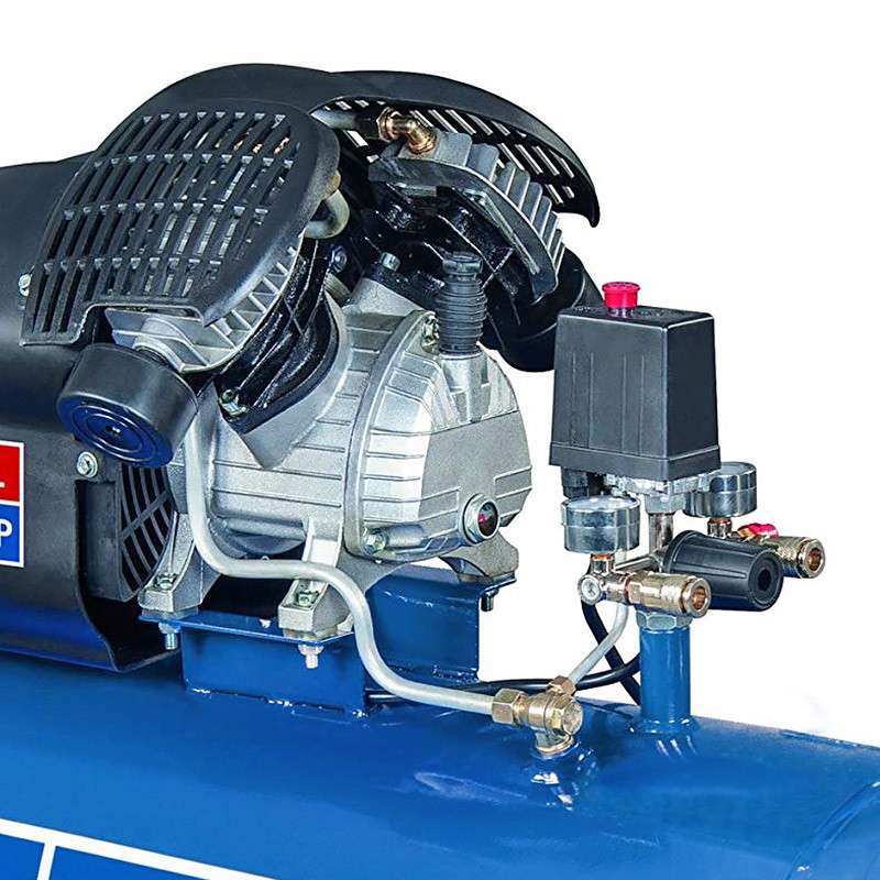 Compresseur 100l à deux cylindres 2200W SCHEPPACH HC100DC