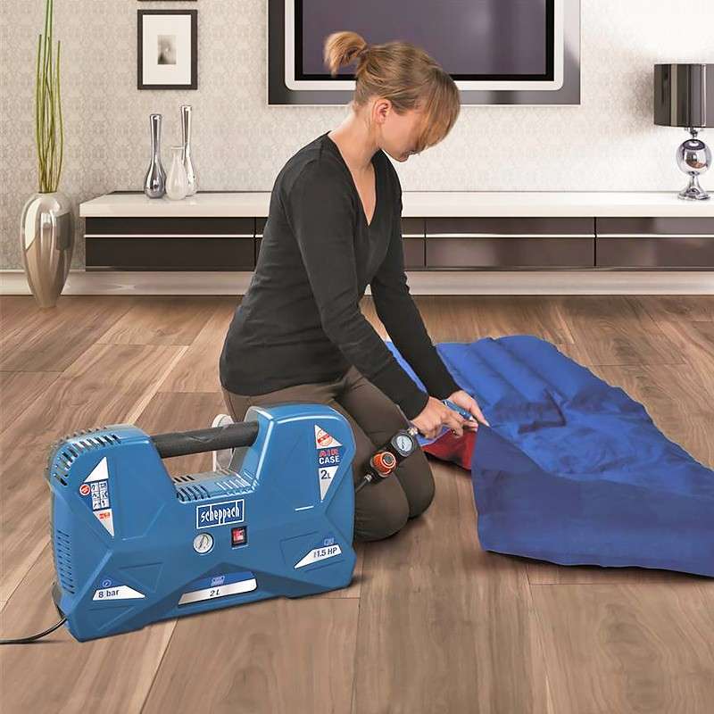 Compresseur portatif avec kit accessoires SCHEPPACH AIR CASE 1100