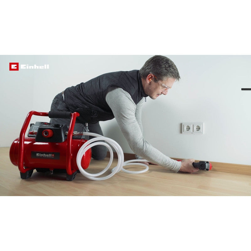 Compresseur sans fil 36V 6 litres EINHELL TE-AC 36/6/8 Li OF Set - Solo Power X-Change - produit nu