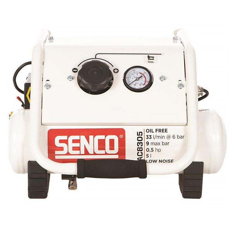 Compresseur sans huile silencieux 5L SENCO AC8305