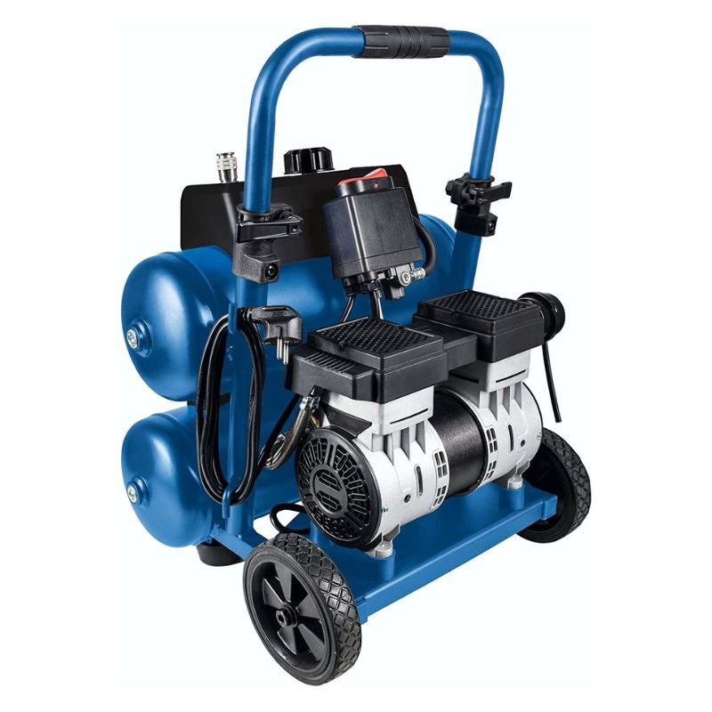 Compresseur super silencieux 750W SCHEPPACH HC20SI 2 x 10L