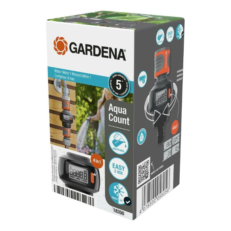 Compteur d'eau AquaCount GARDENA 18350-20 jusqu'à 3 000 l/h