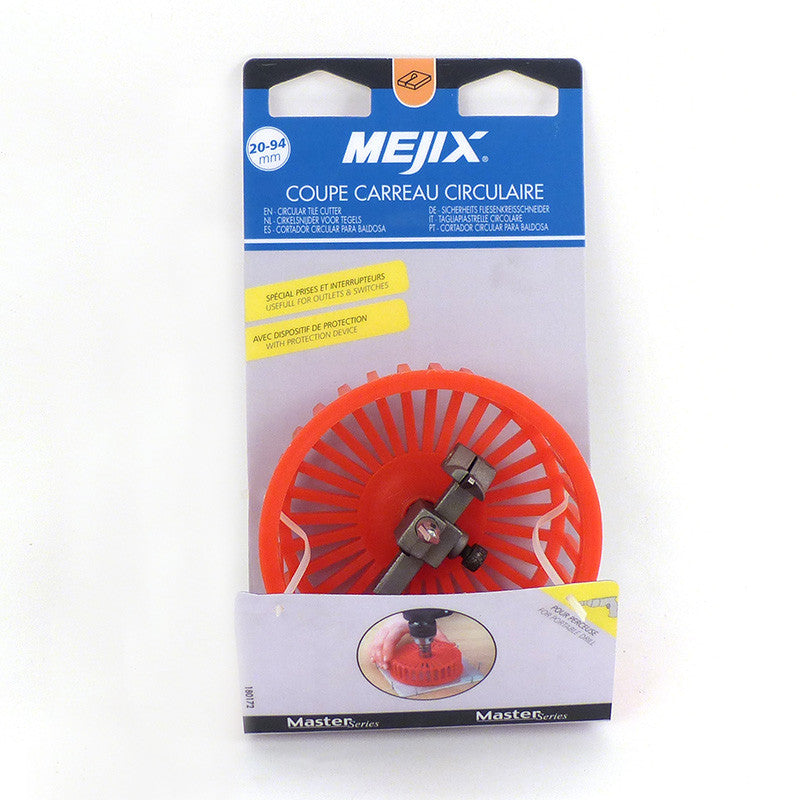 Coupe carreau circulaire MEJIX 180172 - diamètre 20 à 94 mm avec cage