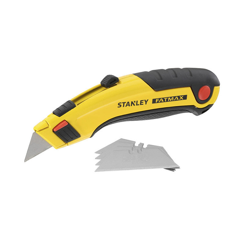 Couteau à lame rétractable + 5 lames STANLEY FATMAX