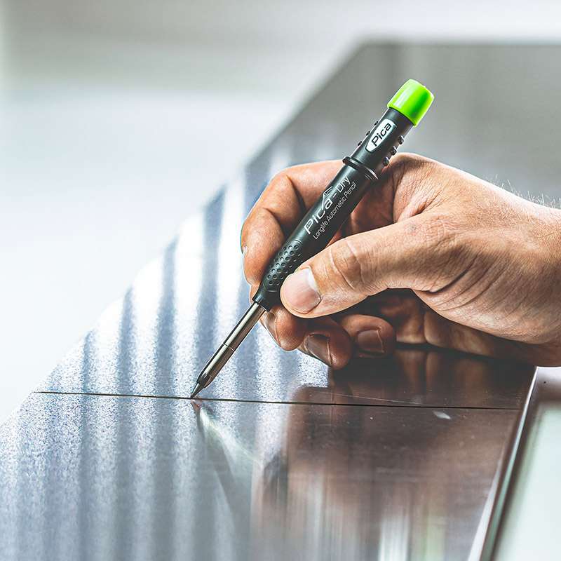 Crayon mine graphite PICA-DRY 30403 avec étui à mines de rechange