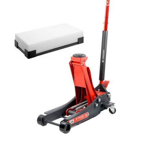 Cric rouleur FACOM DL.3CLPMPF - compact - extra-plat - avec patin en mousse - 3 tonnes