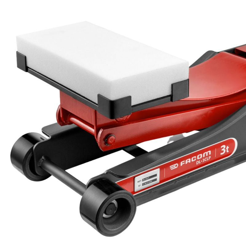 Cric rouleur FACOM DL.3CLPMPF - compact - extra-plat - avec patin en mousse - 3 tonnes