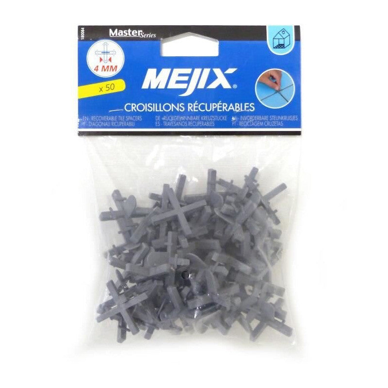 Croisillons 2/3/4/5mm MEJIX - récupérables - 50 pièces