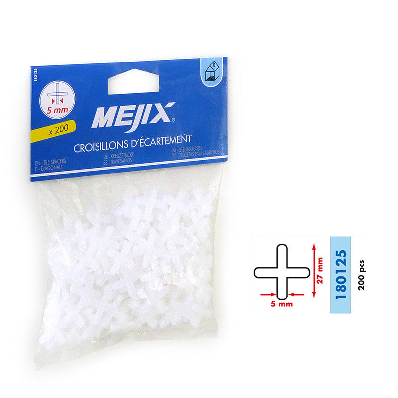 Croisillons d'écartement 5 mm MEJIX
