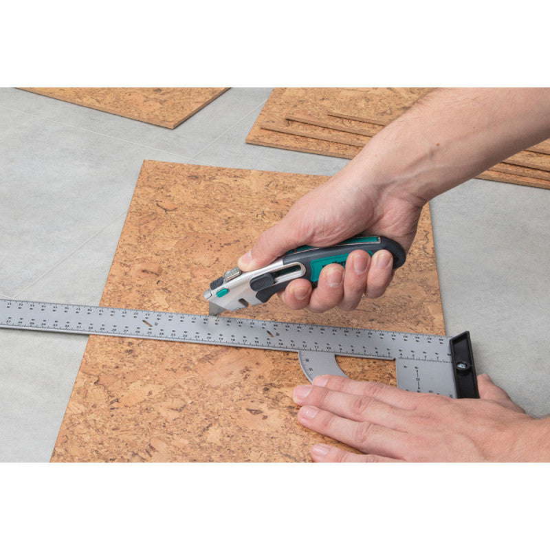 Cutter sécurité 2 en 1 WOLFCRAFT 4106000 lame trapèze