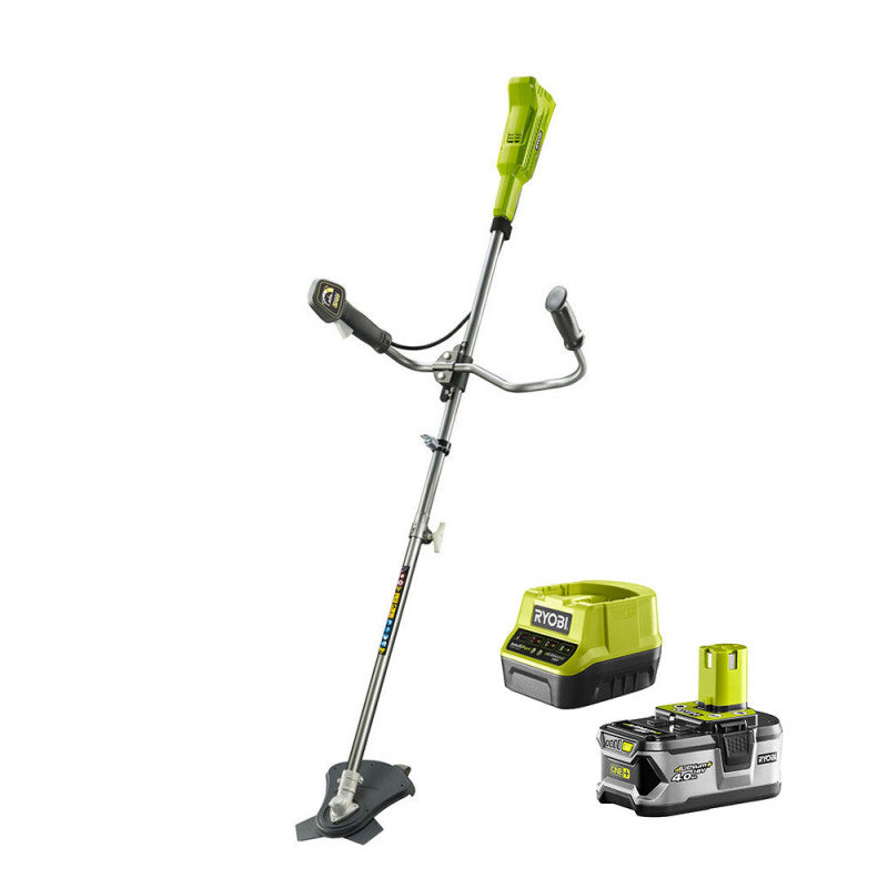 Débroussailleuse 18V RYOBI RBC18X20B4F - lame 3 dents Tri-Arc™ 20 cm - 1 bat Li-Ion 4,0 Ah + chargeur rapide