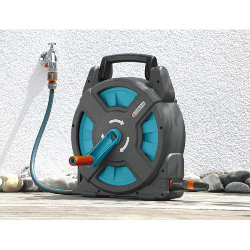 Dévidoir portable GARDENA 18502-50 CLASSIC avec tuyau 15M