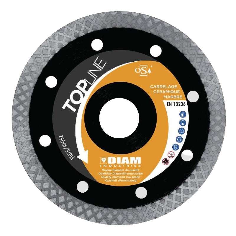 Disque diamant DIAM INDUSTRIES FC90 carrelage céramique marbre