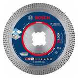 Disque diamant XLOCK BOSCH Hard Ceramic EXPERT 125x22,23x1.6x10mm