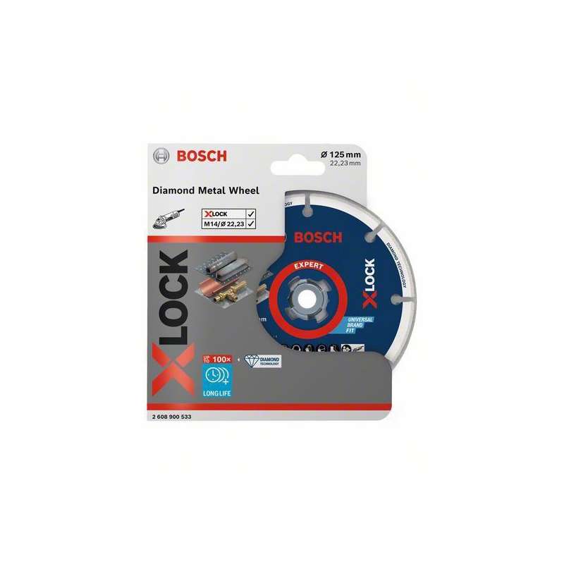 Disque diamanté BOSCH Professional 2608900533 pour Métal X-LOCK Ø 125mm