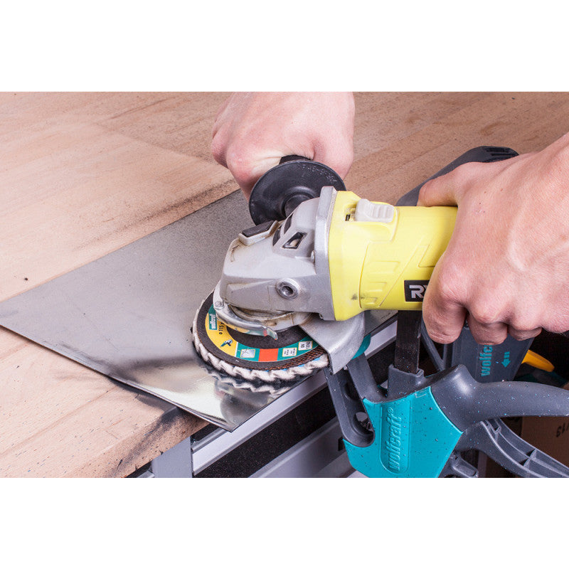 Disque lamelle feutre WOLFCRAFT 8424099 pour meuleuse Ø115