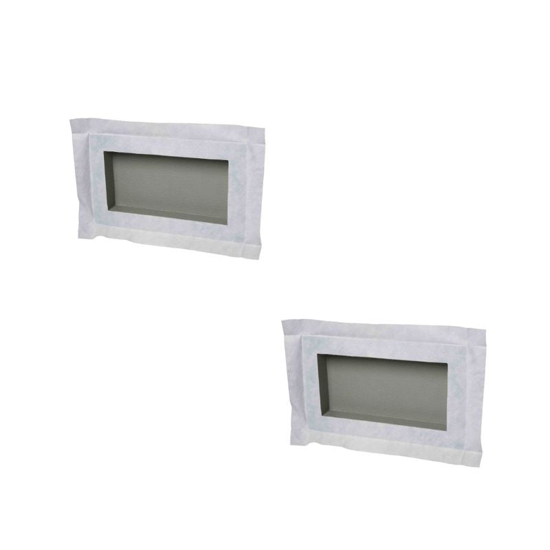 Duo de niches à carreler étanche MARMOX DUONICHE40/20-INT - Format intérieur 40x20cm - Profondeur 6cm
