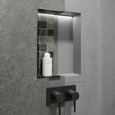 Duo de niches à carreler étanche MARMOX DUONICHE40/40 - Format intérieur 40x40cm - Profondeur 9cm