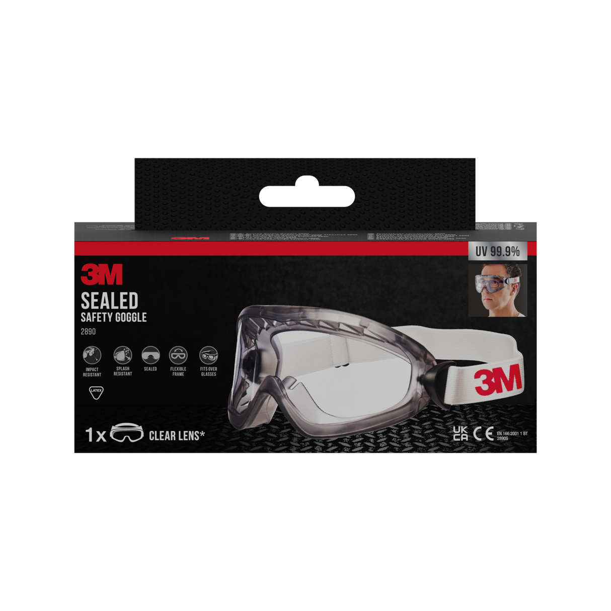 Lunette- Masque Grand Confort 3M™ 2890S