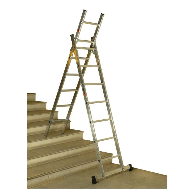 Echafaudage échelle ESCALUX V18062 Hexalux 90 aluminium H 3M10