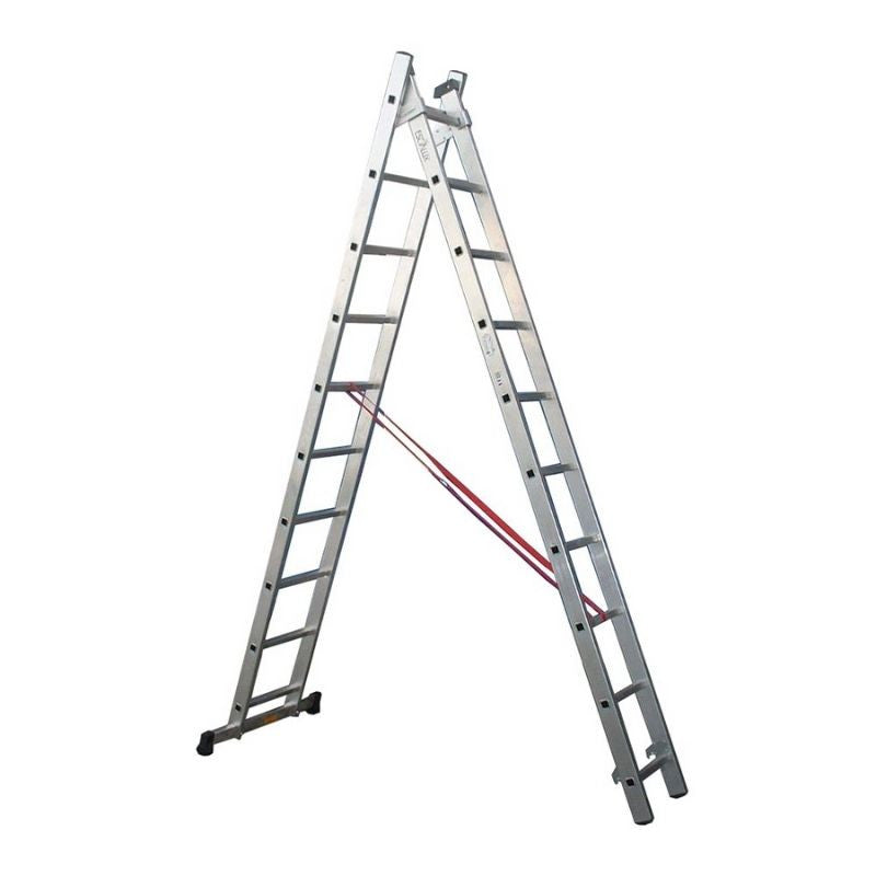 Echelle SEMI PRO ESCALUX V16011 2x10 barreaux / L4M95