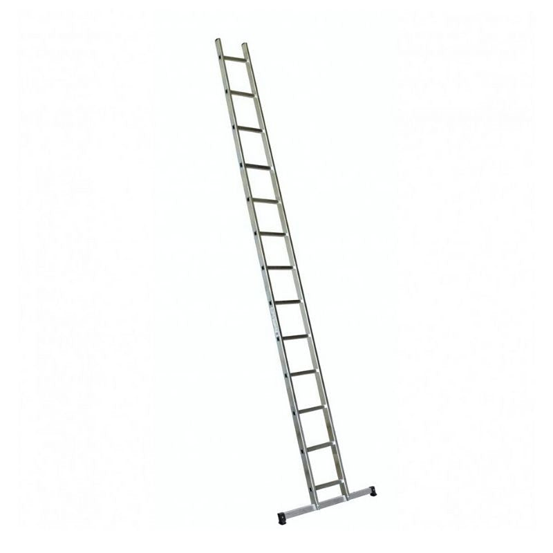 Echelle simple ESCALUX V16002 en alu L375 cm, 13 échelons, H452cm