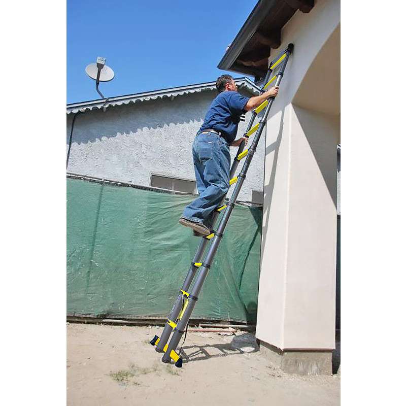 Echelle télescopique WOERTHER GRAFITEK ECH-380-G-P1 3m80 (avec housse)