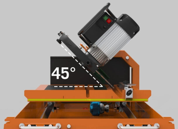 Scie sur table Ø350 spéciale maçons DIAM INDUSTRIES EGOPLUS 2200W livrée avec disque ST80 - Ø350