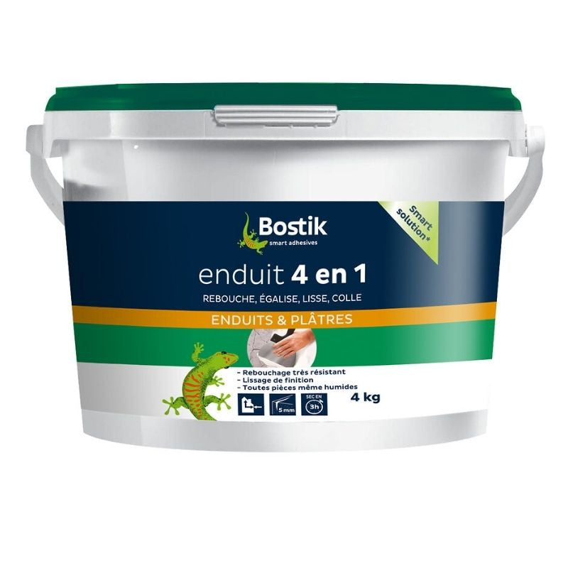 Enduit 4 en 1 pâte 4 KG BOSTIK
